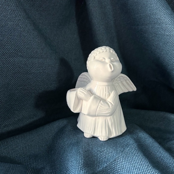 Whimsical Vintage Fitz and Floyd Singing Angel Candle Holder 1976 Made in Japan - Picture 2 of 8